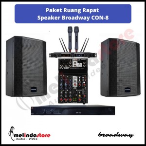 Paket Sound System Ruang Rapat Speaker Broadway CON-8 | 2 Speaker